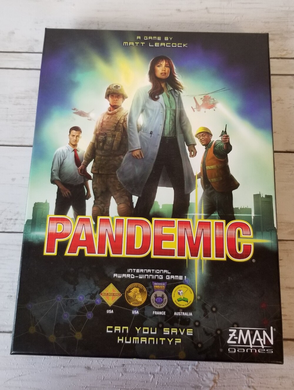 Pandemic Z-Man Domes 2013 Matt Leacock Award Winner Adventure Board Game NIB